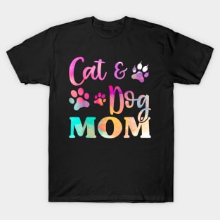 Pet Cat Dog Mom For Women, Mothers Day T-Shirt